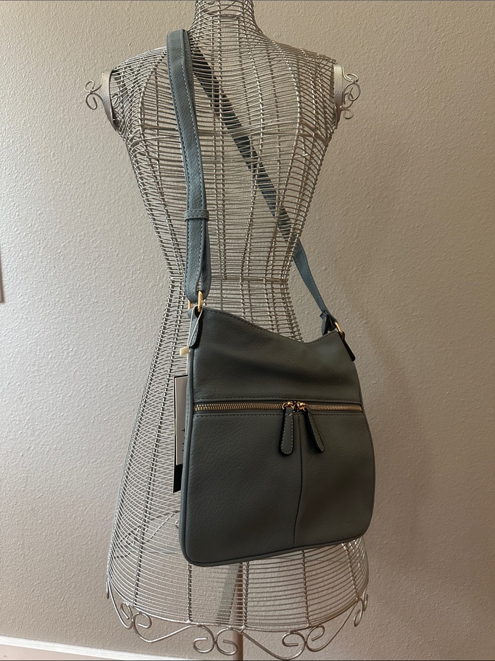 Blue poppi purse